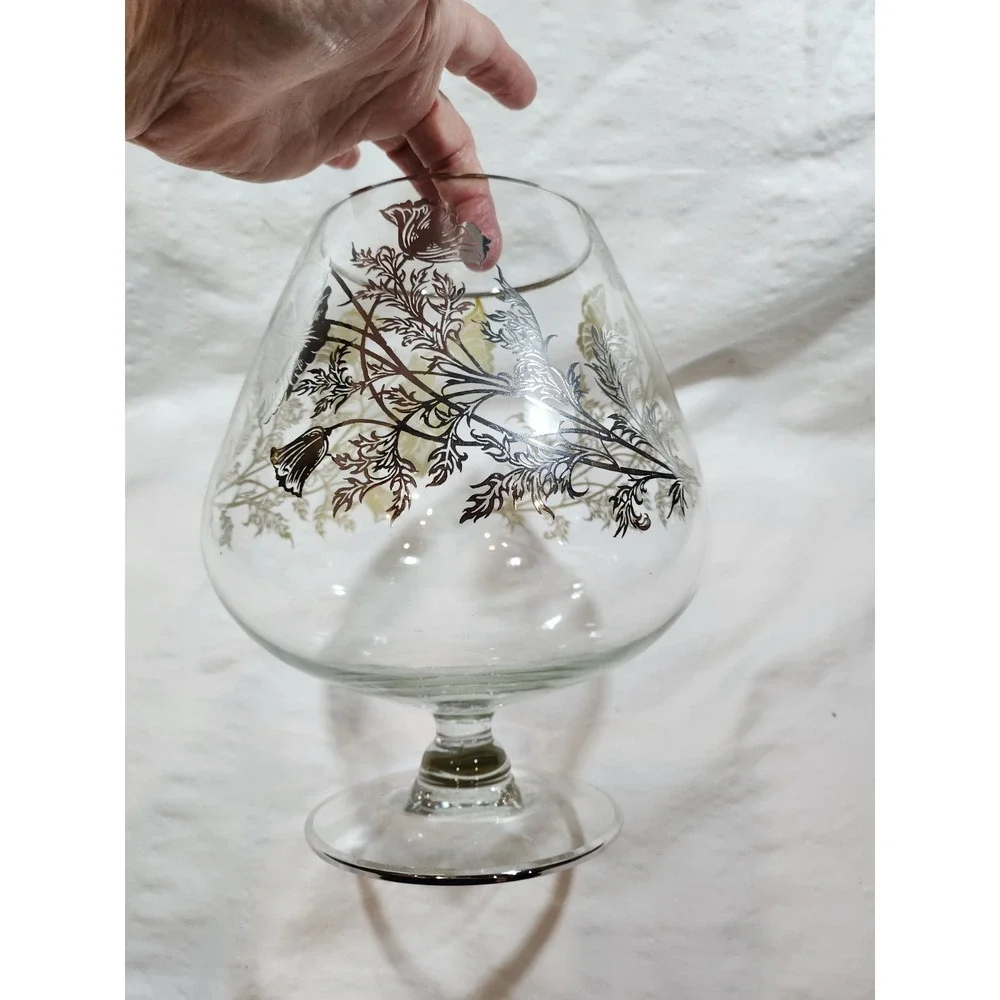 Large, Silver City Glass Co.-X-Large Brandy Snifter or Cocktail Mixer, Sterling